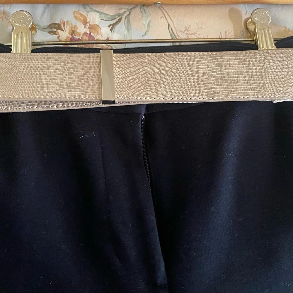 NEW natural color woman belt with leather and elastic stretch band belt